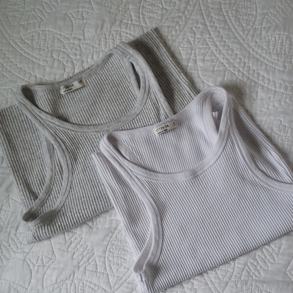 2-Pack Basic Racerback Tank Tops
